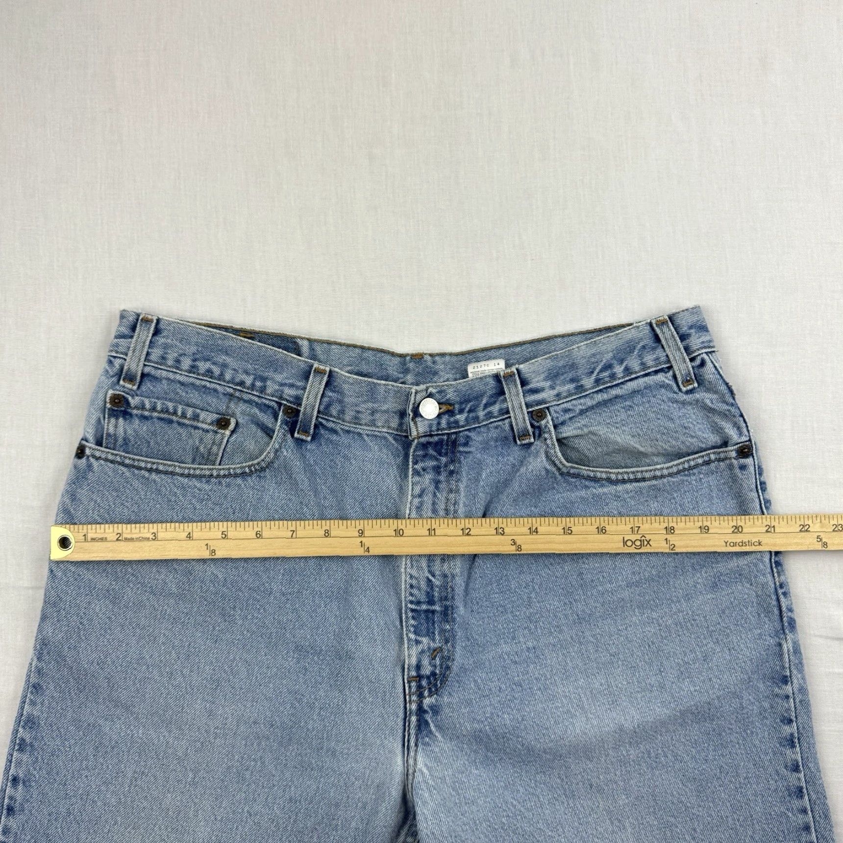 Levi's VINTAGE Levi's Jeans Men 38x30 Blue 90s Grunge Straight Regular Pants Vintage Worn Thrashed Size US 38 / EU 54 - 7 Thumbnail