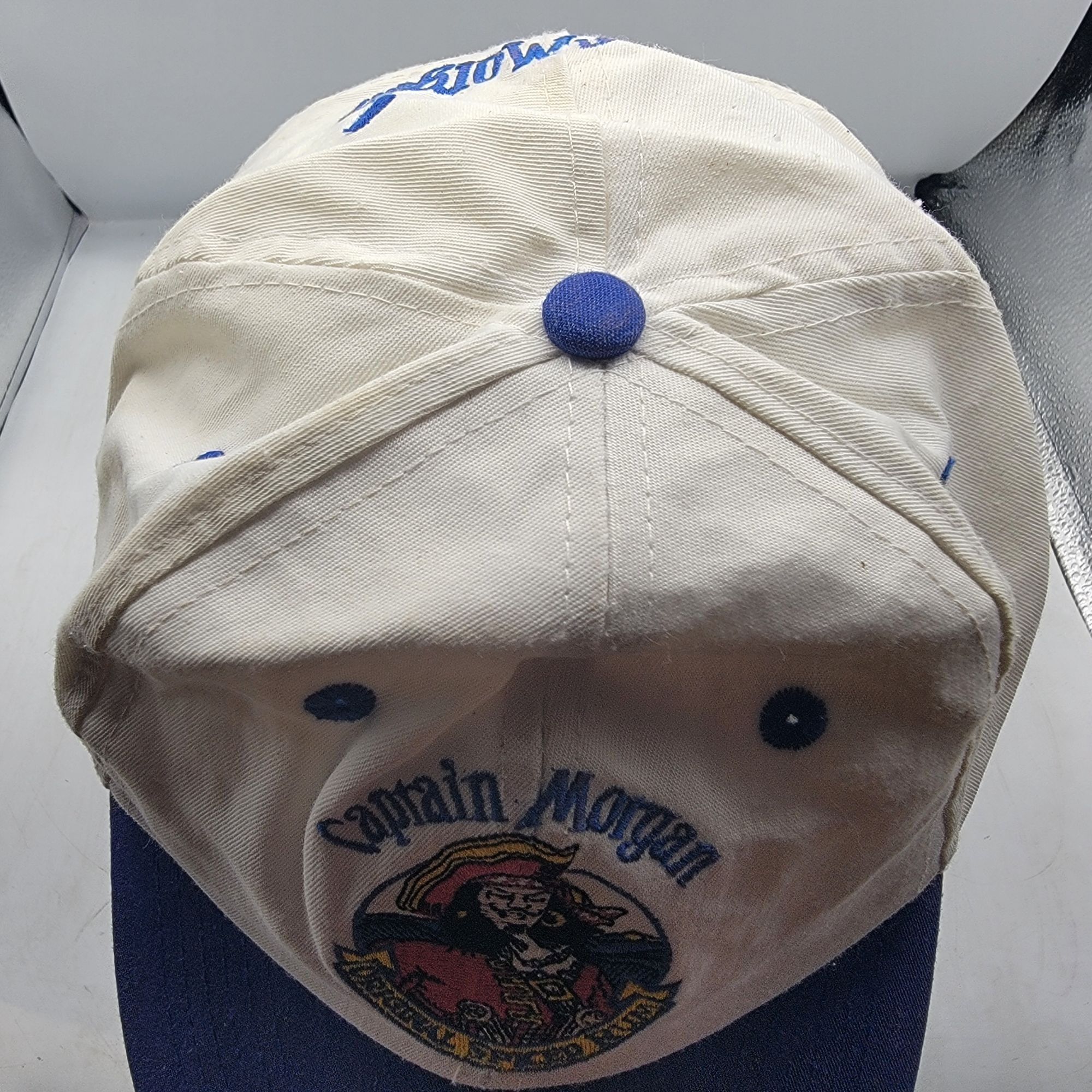 Other Captain Morgan Original Spiced Rum Snapback Hat Adults White Size ONE SIZE - 6 Thumbnail