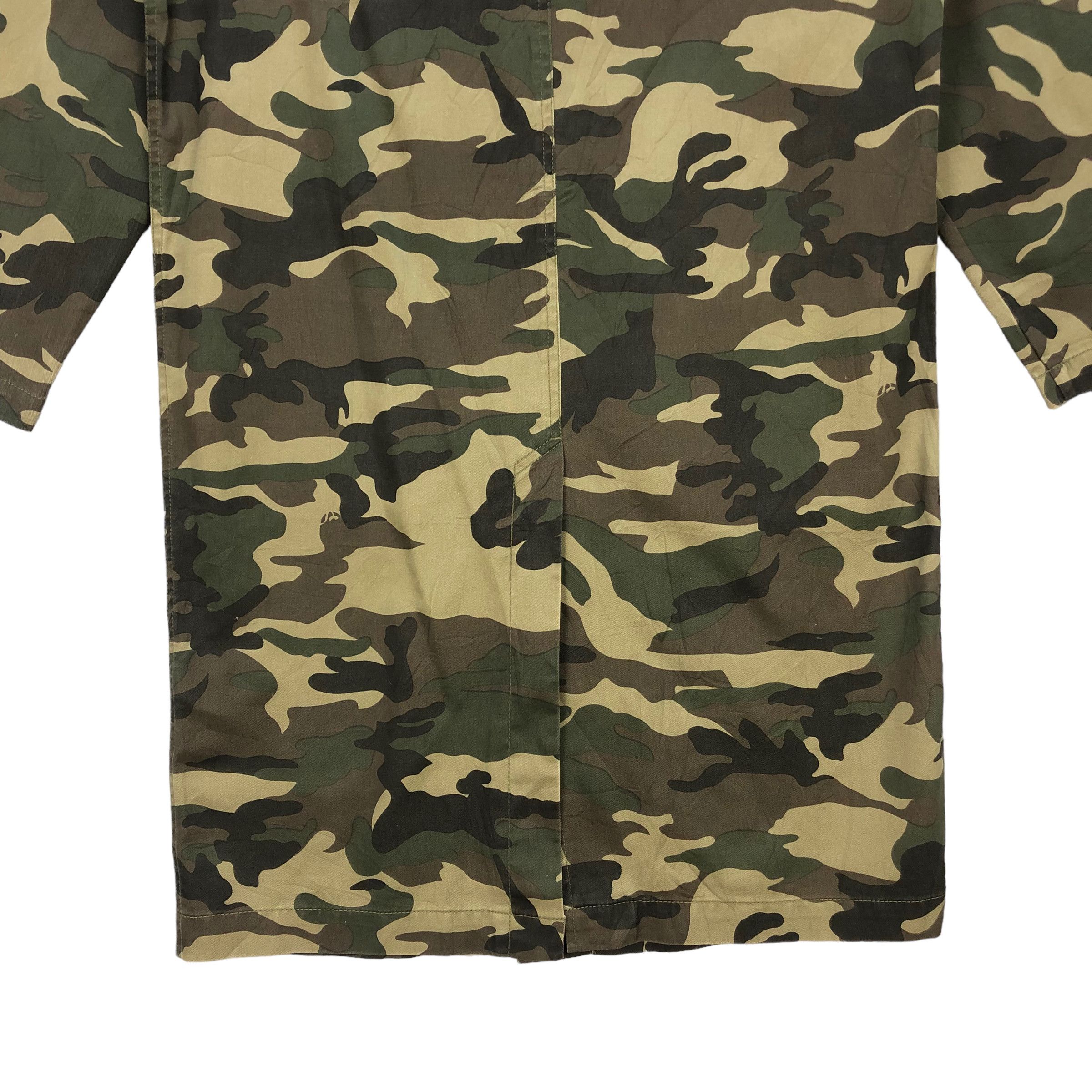 Japanese Brand GYLE CAMO OVERCOAT #7424-145 Size US M / EU 48-50 / 2 - 12 Thumbnail
