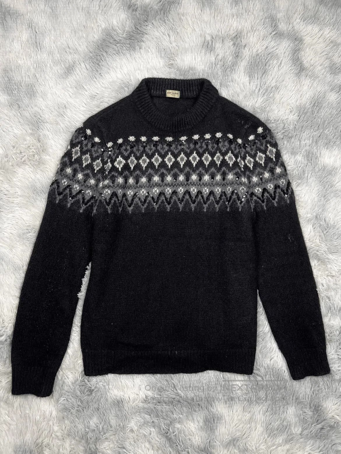 Saint Laurent Paris Saint Laurent Paris 16AW Scale Knitwear Sweater. Size US M / EU 48-50 / 2 - 1 Thumbnail