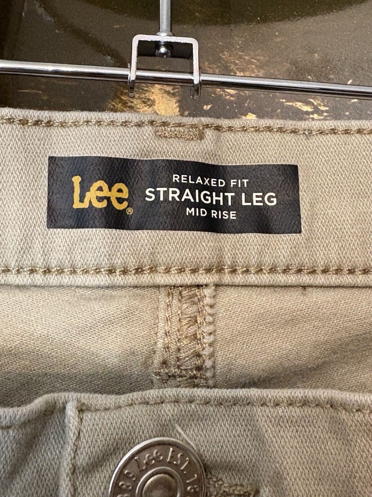 Lee Lee Stretch Jeans Relaxed Leg MidRise Size 14 Size 36" / US 14 / IT 50 - 9 Thumbnail