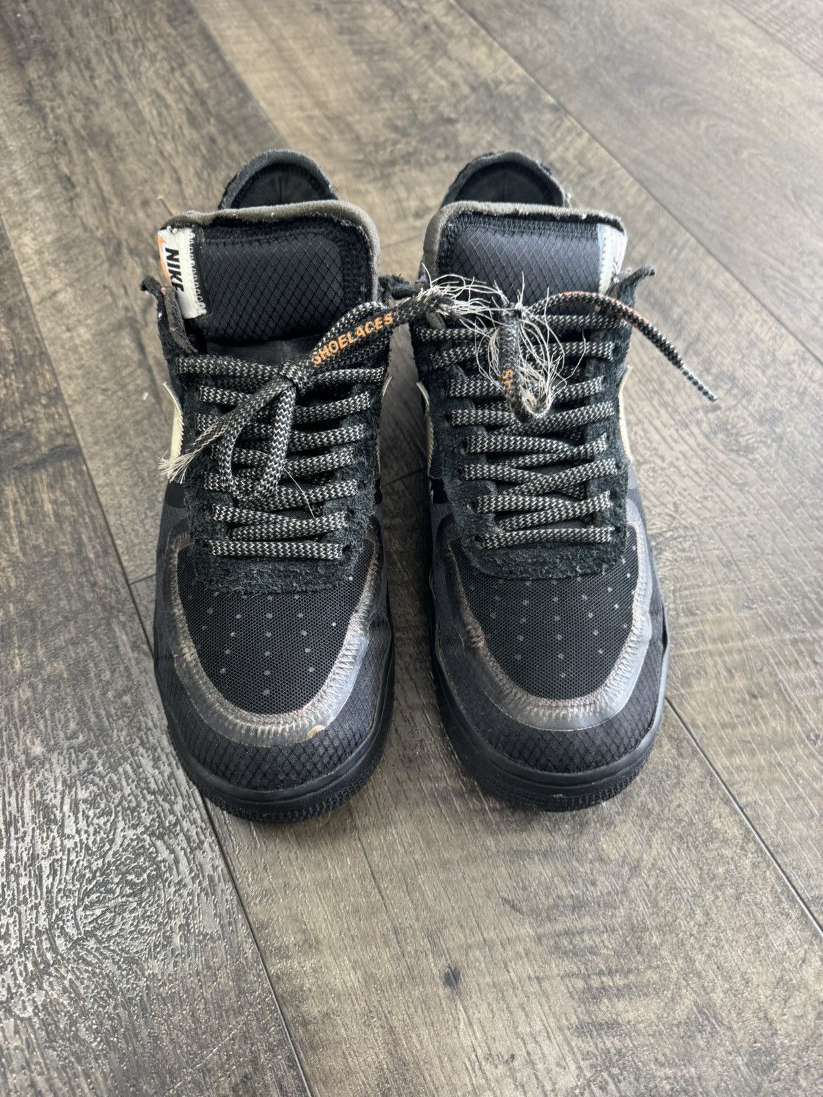 Off White x Air Force low black 2018 - Main Image