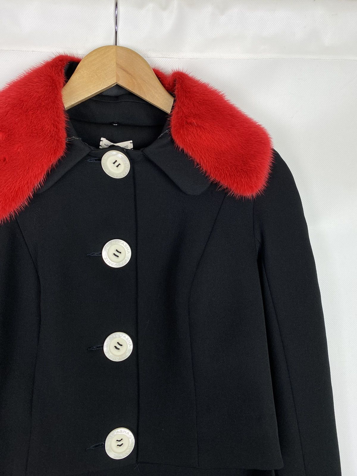 Natasha Zinko BNWT! Natasha Zinko wool tailed assymetrical length coat Size XXS / US 00 / IT 34 - 6 Thumbnail