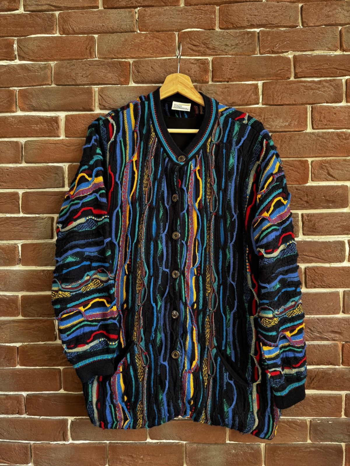 Vintage 90s Purely Australian Clothing Multicolor Knit Rare