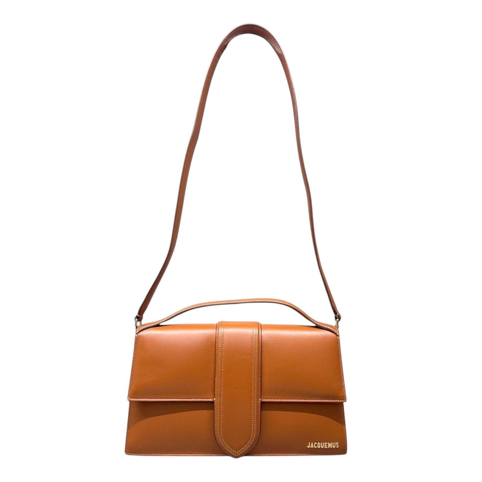 Jacquemus Jacquemous Le Grand Bambino Brown Gold Size ONE SIZE - 3 Thumbnail