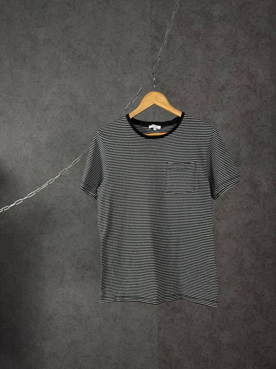 Reiss Reiss designer striped pocket tee Size US S / EU 44-46 / 1 - 1 Thumbnail