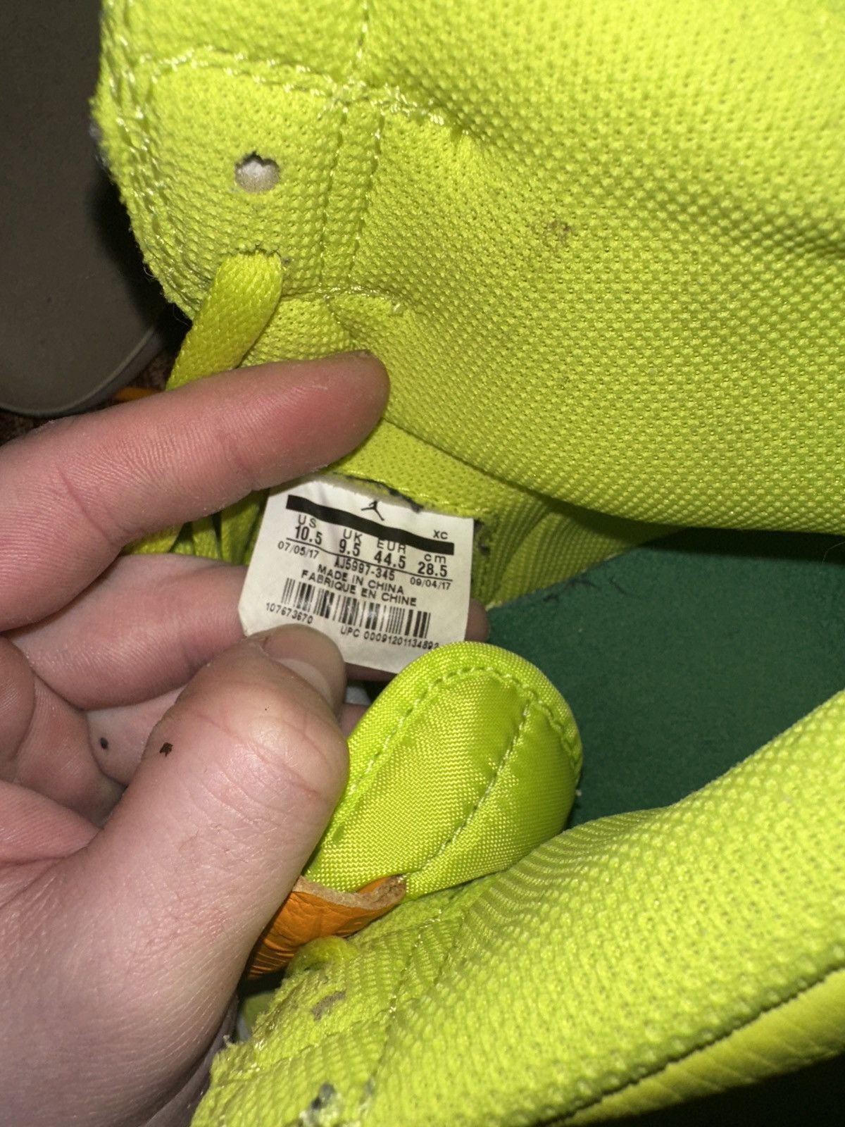 Jordan Brand Air Jordan 1 retro high og g8rd ‘cyber’ GATORADE Size US 10.5 / EU 43-44 - 8 Thumbnail