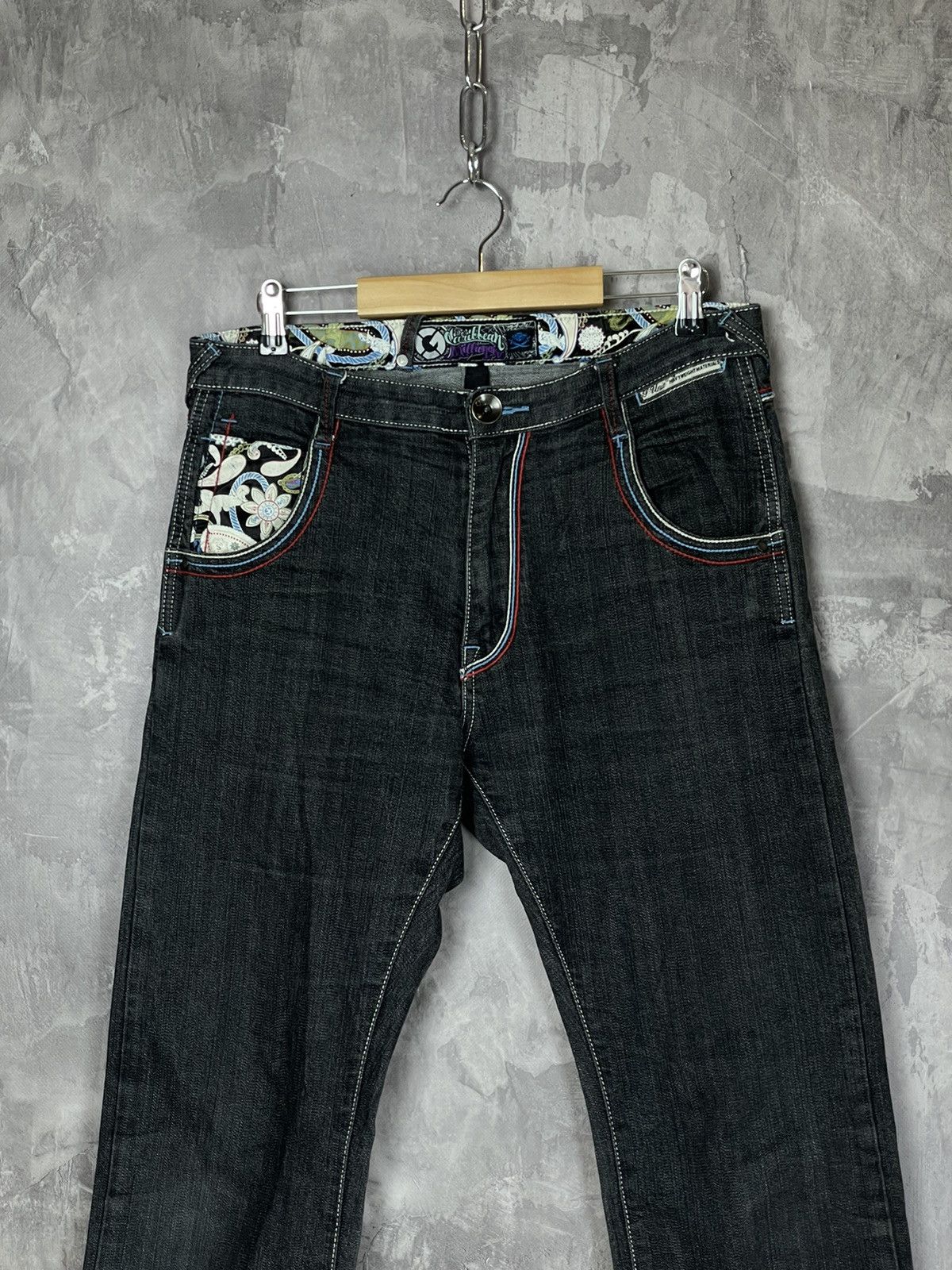 Japanese Brand Japanese Brand Vintage Art Printed Graphic Washed DenimJeans Size US 30 / EU 46 - 3 Thumbnail