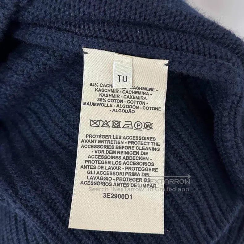 Hermes Hermes size TU Knit Cashmere Cloak Shawl Size ONE SIZE - 3 Thumbnail