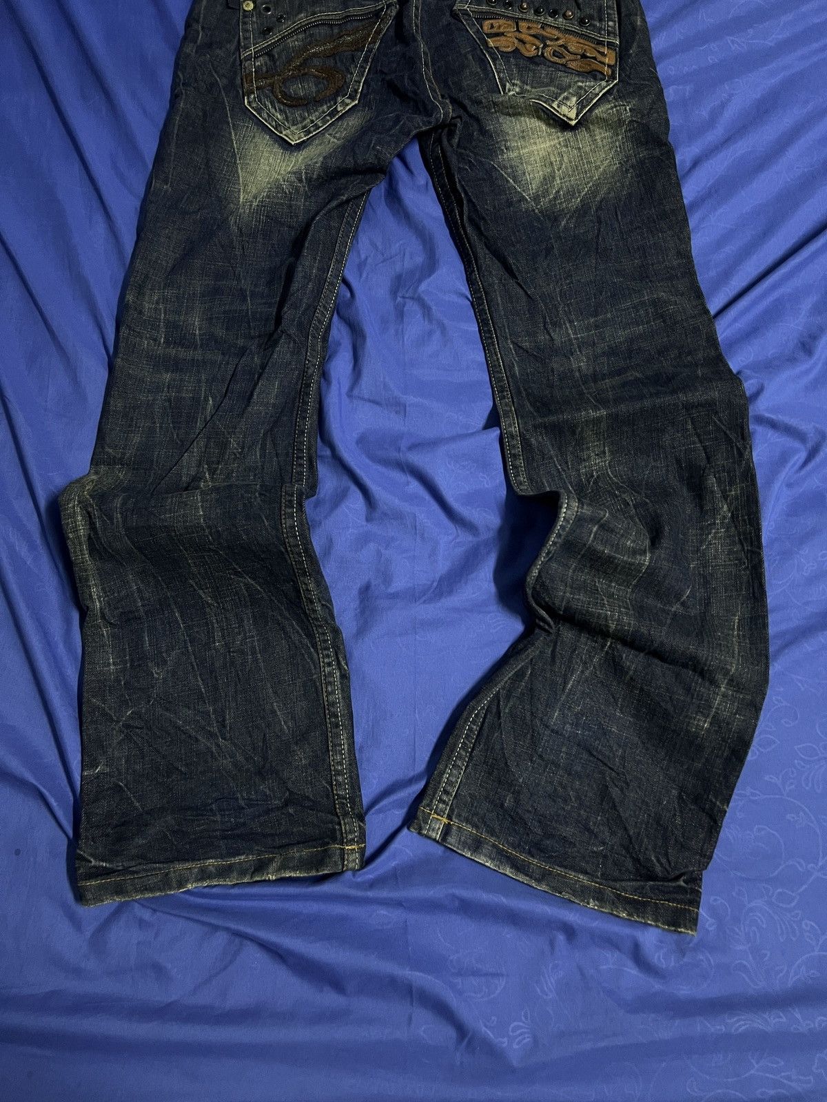 Designer × Japanese Brand REDPEPPER FLARED JEANS JAPANESE BRAND DENIM Size US 34 / EU 50 - 7 Thumbnail