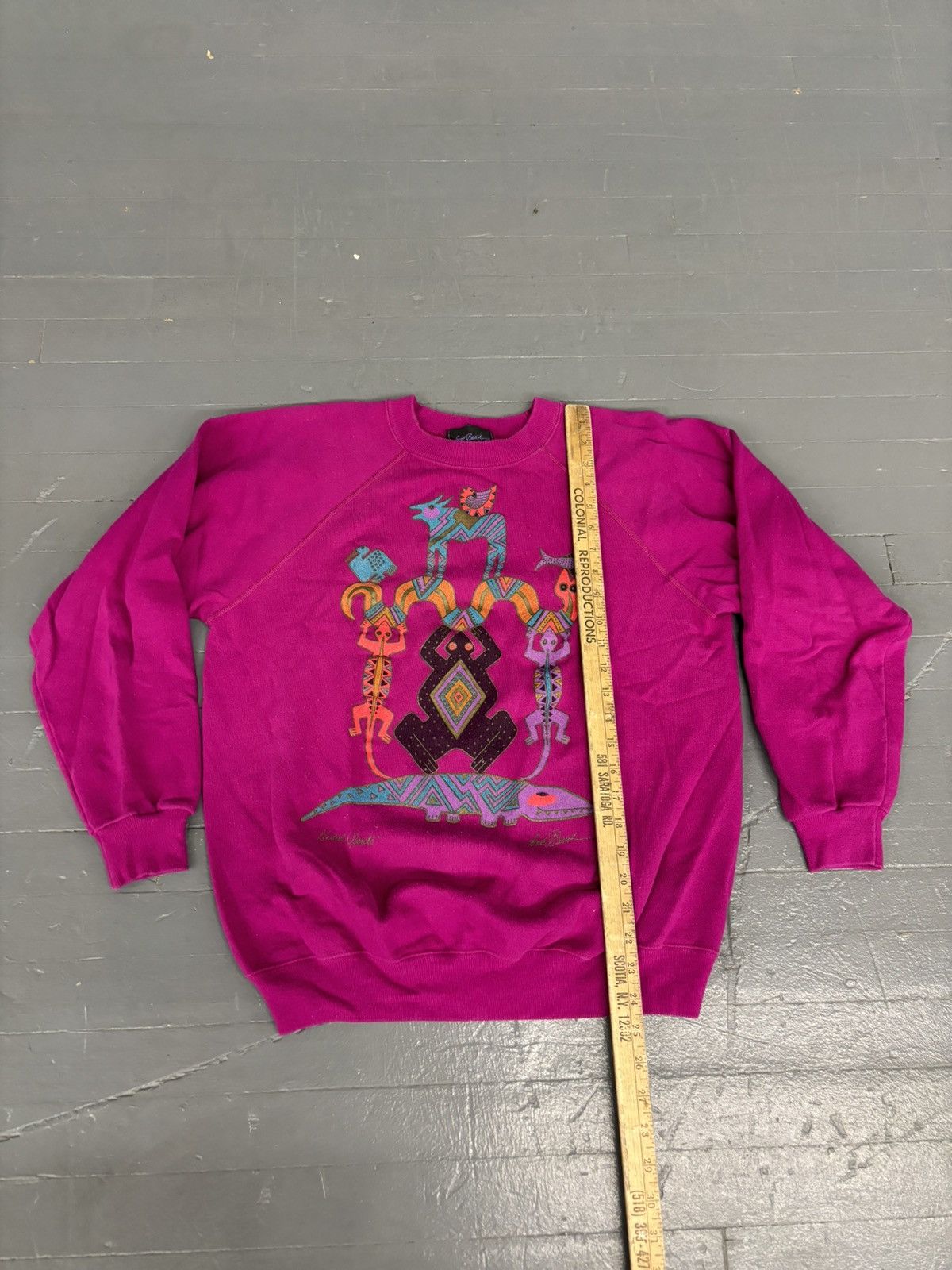 Vintage Vintage laurel Burch “fantastic felines” sweatshirt Size US L / EU 52-54 / 3 - 5 Thumbnail