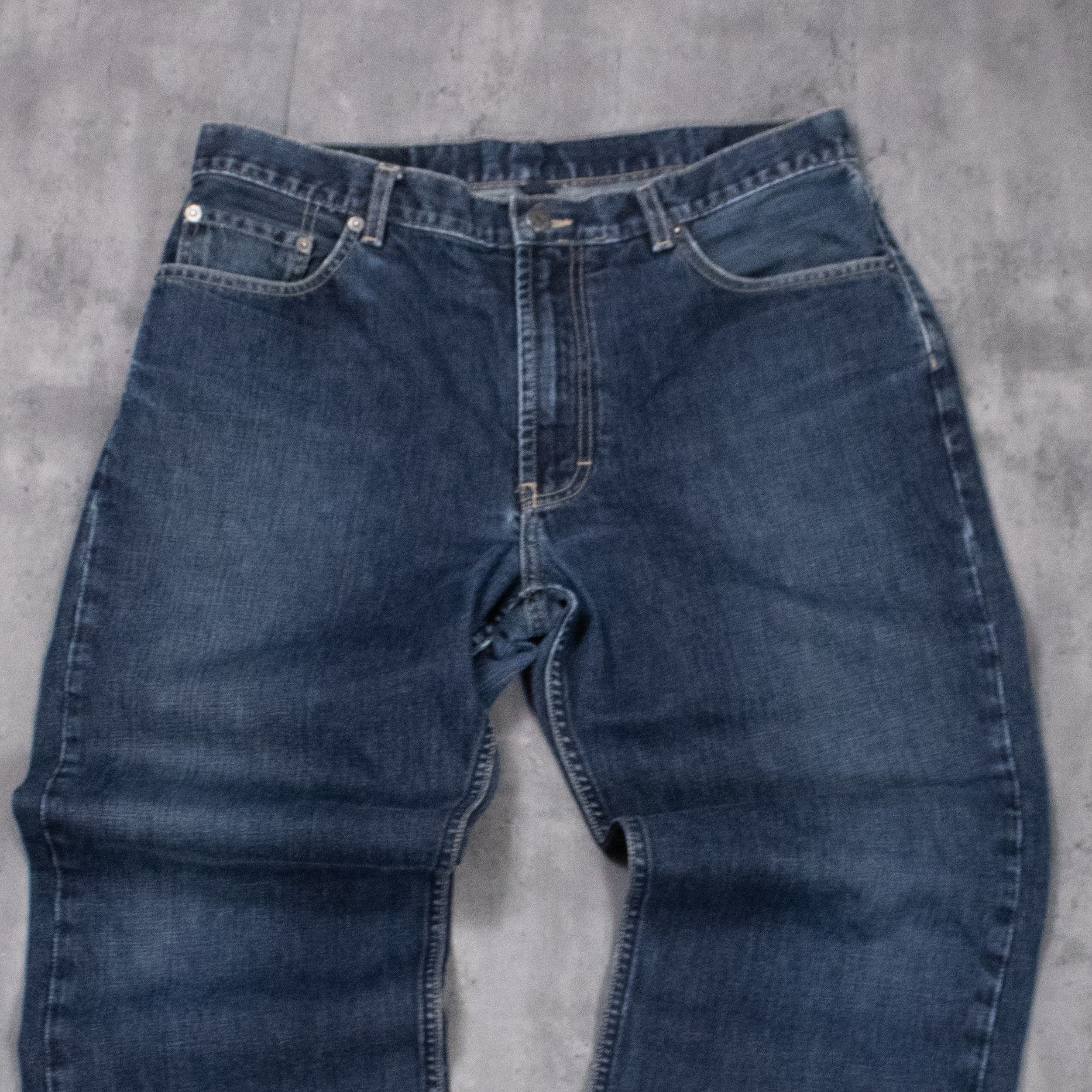Banana Republic Vintage Y2K Banana Republic Baggy Indigo Denim Jeans Size US 34 / EU 50 - 4 Thumbnail