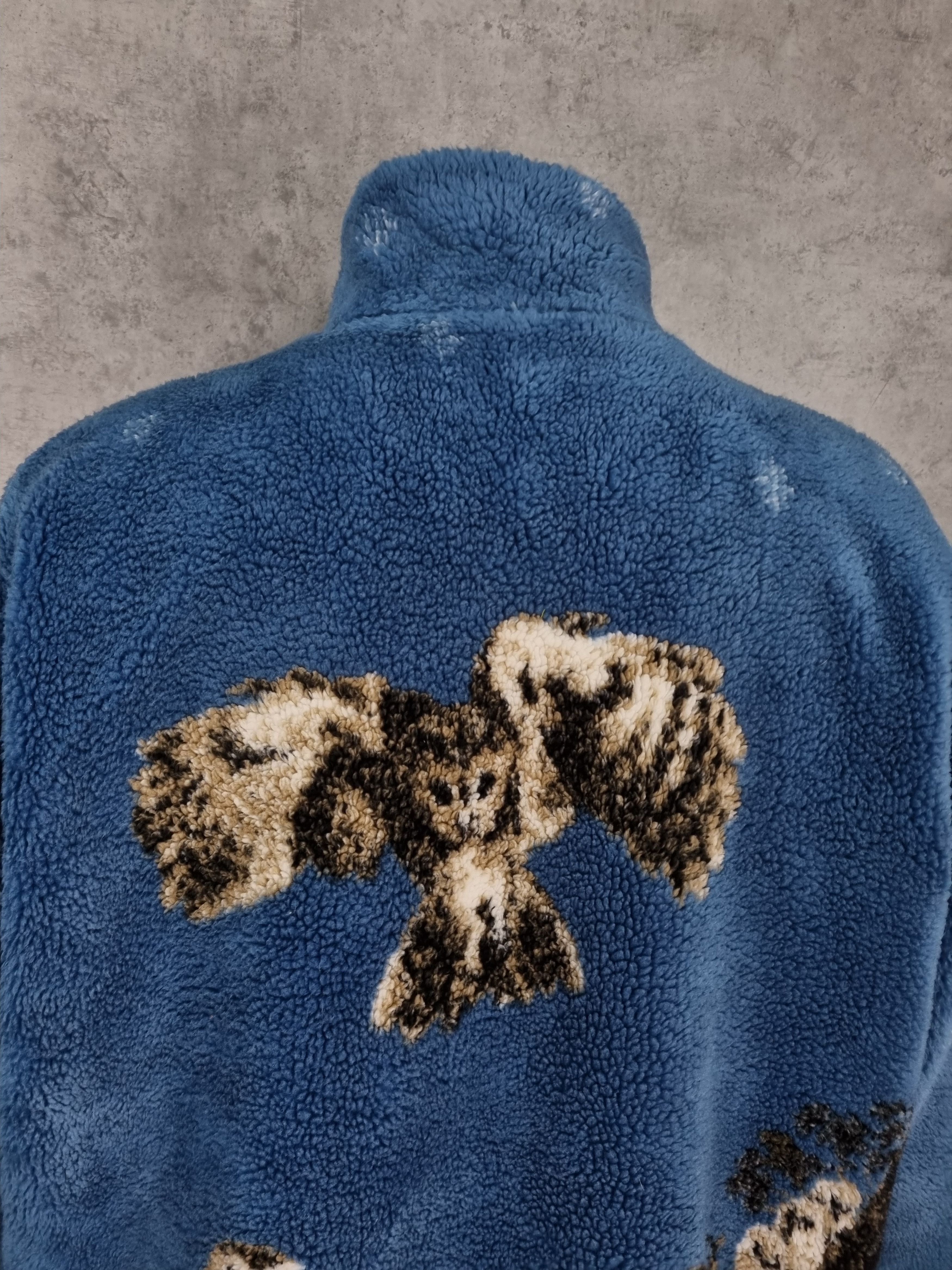 Vintage Owl Family Print Vintage Fleece Size US XL / EU 56 / 4 - 6 Thumbnail