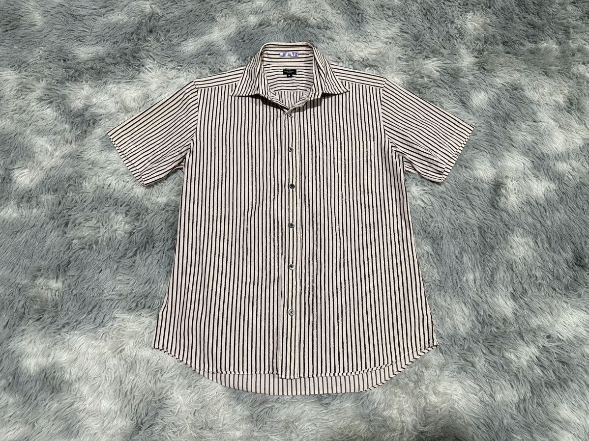Paul Smith 🔥Vintage Paul Smith Striped Shirt Short Sleeve Size US M / EU 48-50 / 2 - 1 Thumbnail