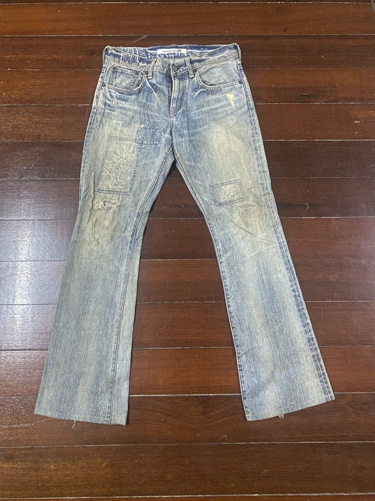 Edwin EDWIN EXCLUSIVE VINTAGE XV JEANS bootcut wide leg rework Size US 33 - 1 Thumbnail