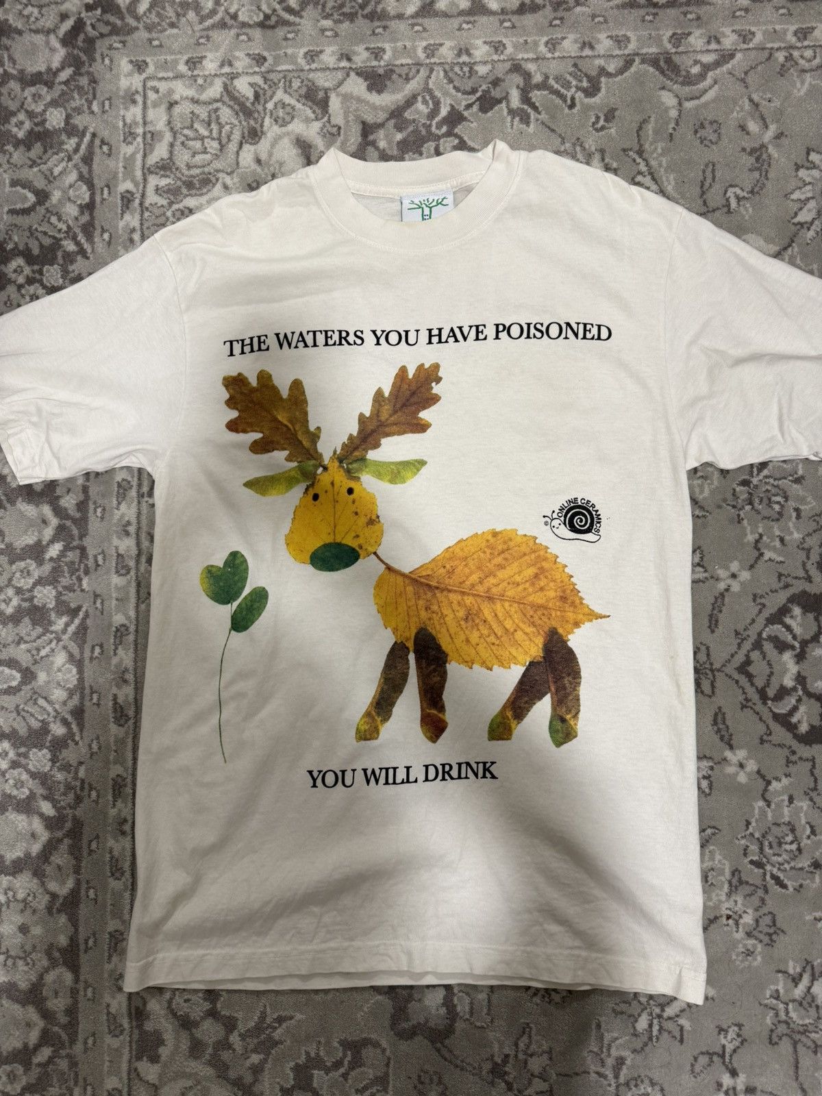 Online Ceramics The Waters You Have Poisoned T-Shirt White