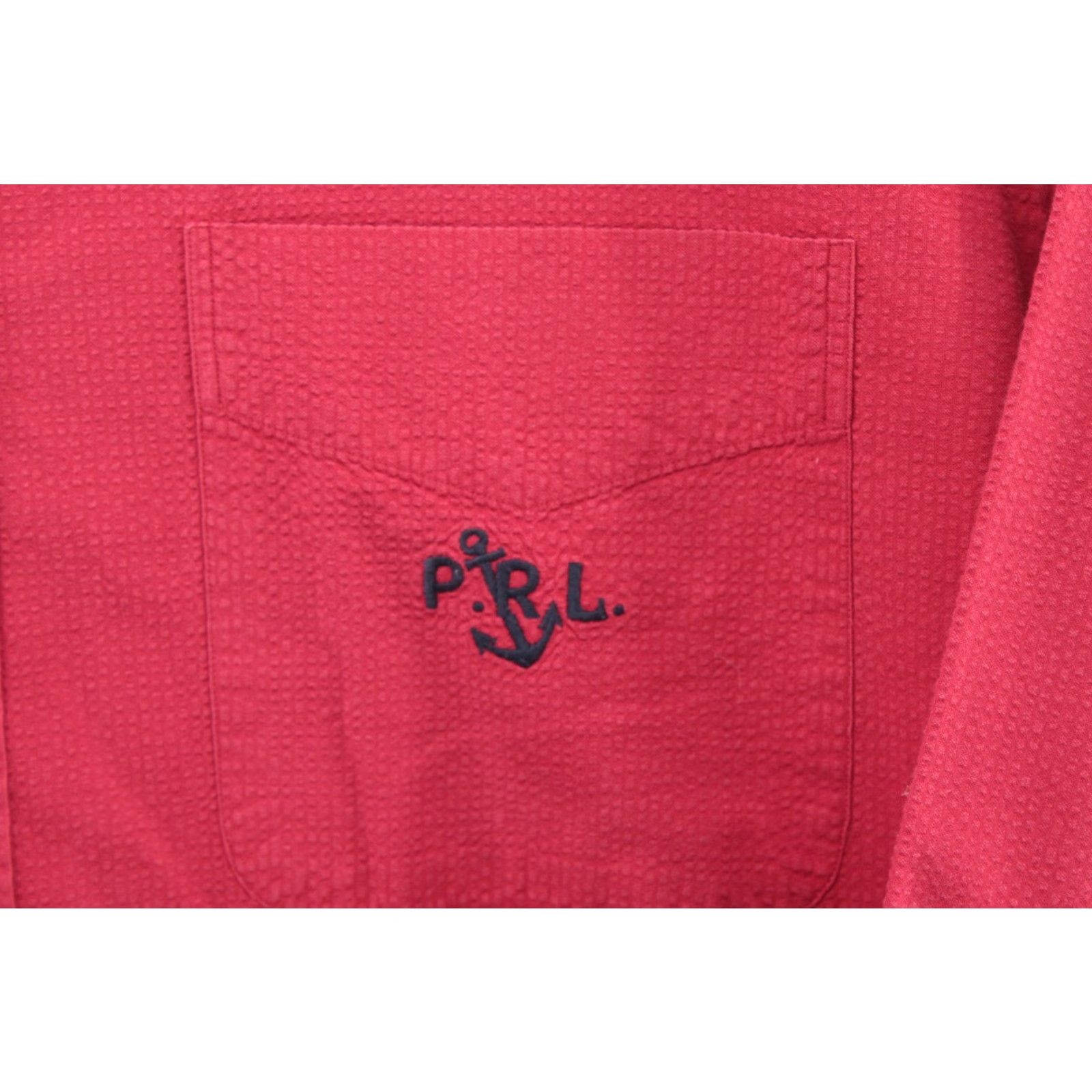 Polo Ralph Lauren VINTAGE Polo Ralph Lauren Shirt Men M Red Micro Check Logo Minimal Preppy Size US M / EU 48-50 / 2 - 3 Thumbnail