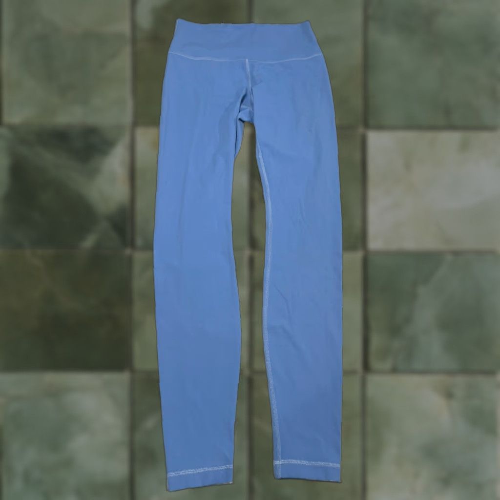 Lululemon Lululemon Align Leggings Full Length Blue Size 6 Women High Rise 9" Inseam 28.5" Stretch Athleisure Size 28" / US 6 / IT 42 - 1 Thumbnail