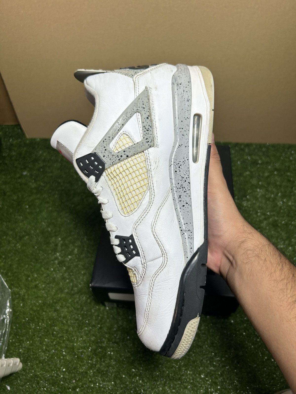 Jordan Brand Jordan 4 white cement 2016 Size US 11.5 / EU 44-45 - 9 Thumbnail