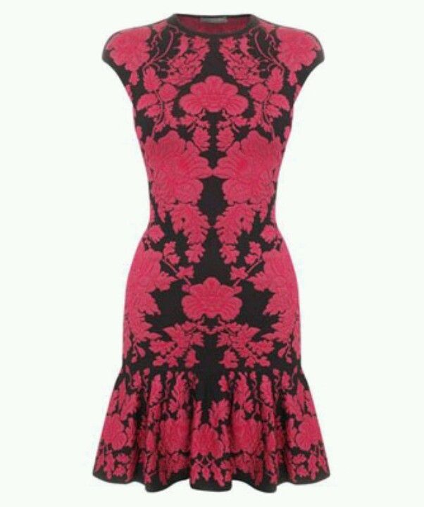 Alexander McQueen Alexander McQueen FW12 Intarsia Knit Mini Dress Size S / US 4 / IT 40 - 8 Thumbnail