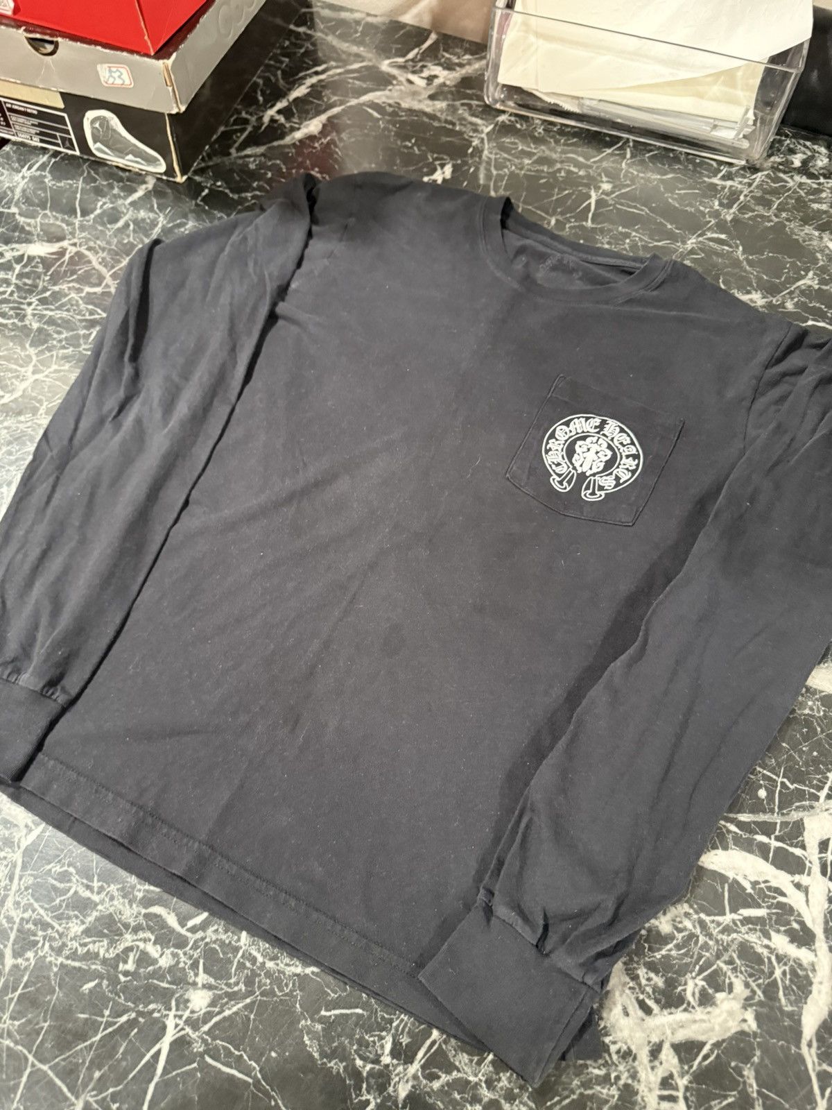Chrome Hearts Chrome Heart Dagger USA Long Sleeve Size Medium Size US M / EU 48-50 / 2 - 18 Thumbnail