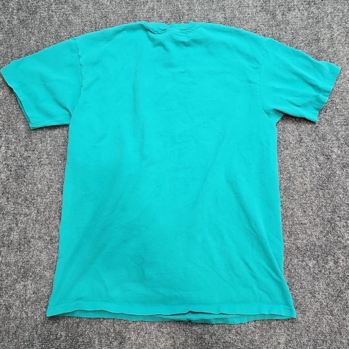 Hanes VINTAGE Hanes Single Stitch Shirt L Men Crew Neck 1991 Mackinac Island Michigan Sailing Sail Boat Pastel Blue Size US L / EU 52-54 / 3 - 6 Thumbnail