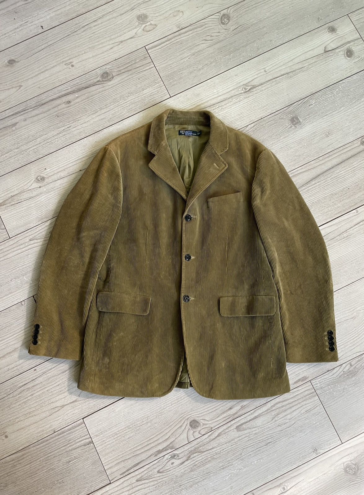 Polo Ralph Lauren × Vintage Polo Ralph Lauren Corduroy Blazer Size 44R - 2 Thumbnail