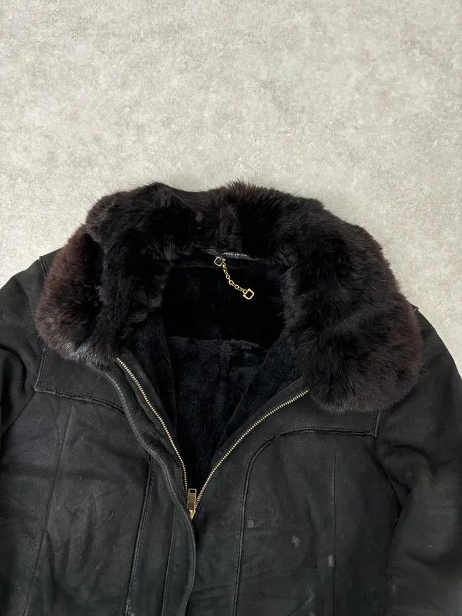 Gucci 2000s Gucci Black Fur Shearling Leather Premium Jacket Size US S / EU 44-46 / 1 - 10 Thumbnail
