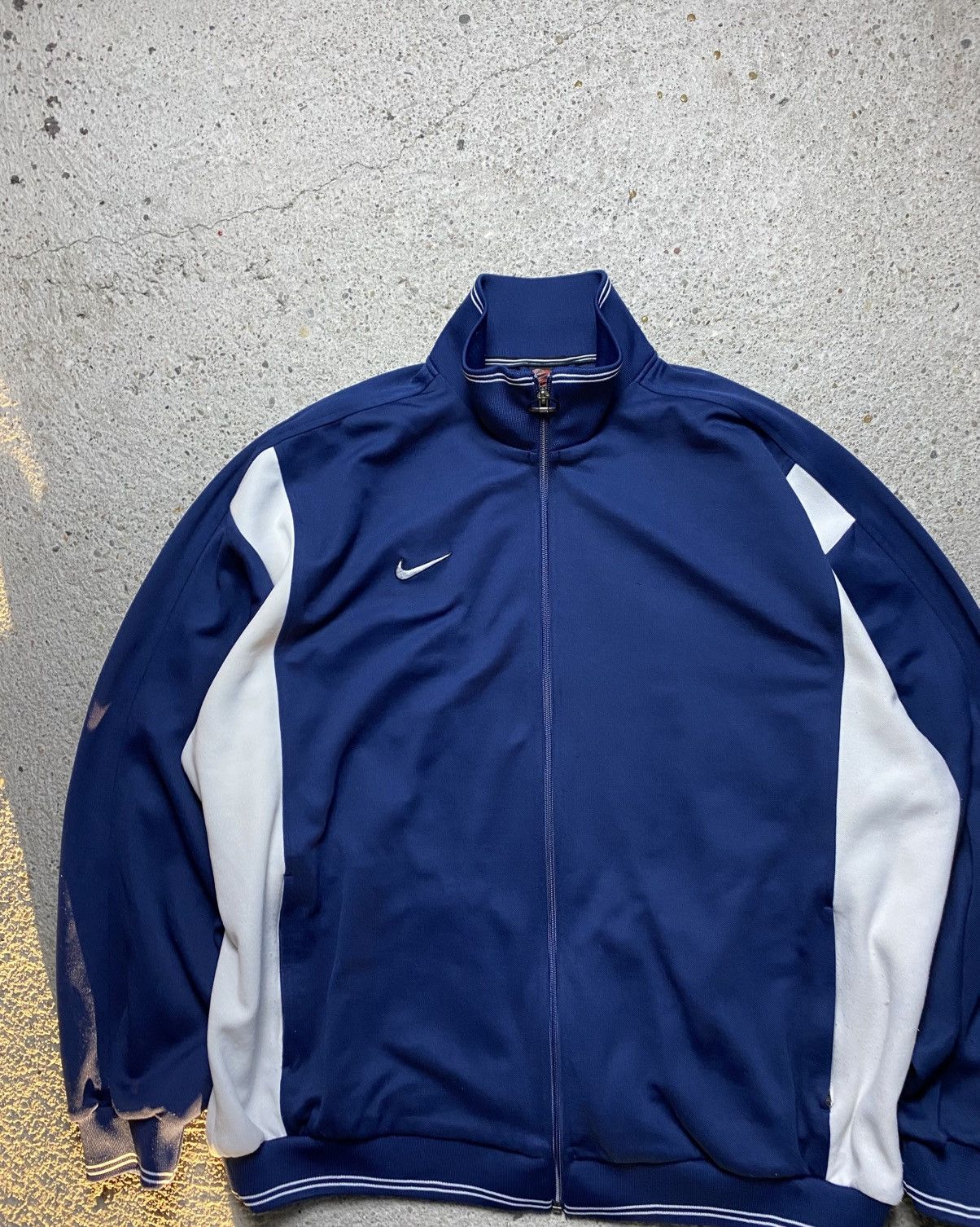 Nike × Vintage Nike vintage sweatshirt zip-up baggy oversized retro Size US XL / EU 56 / 4 - 2 Thumbnail