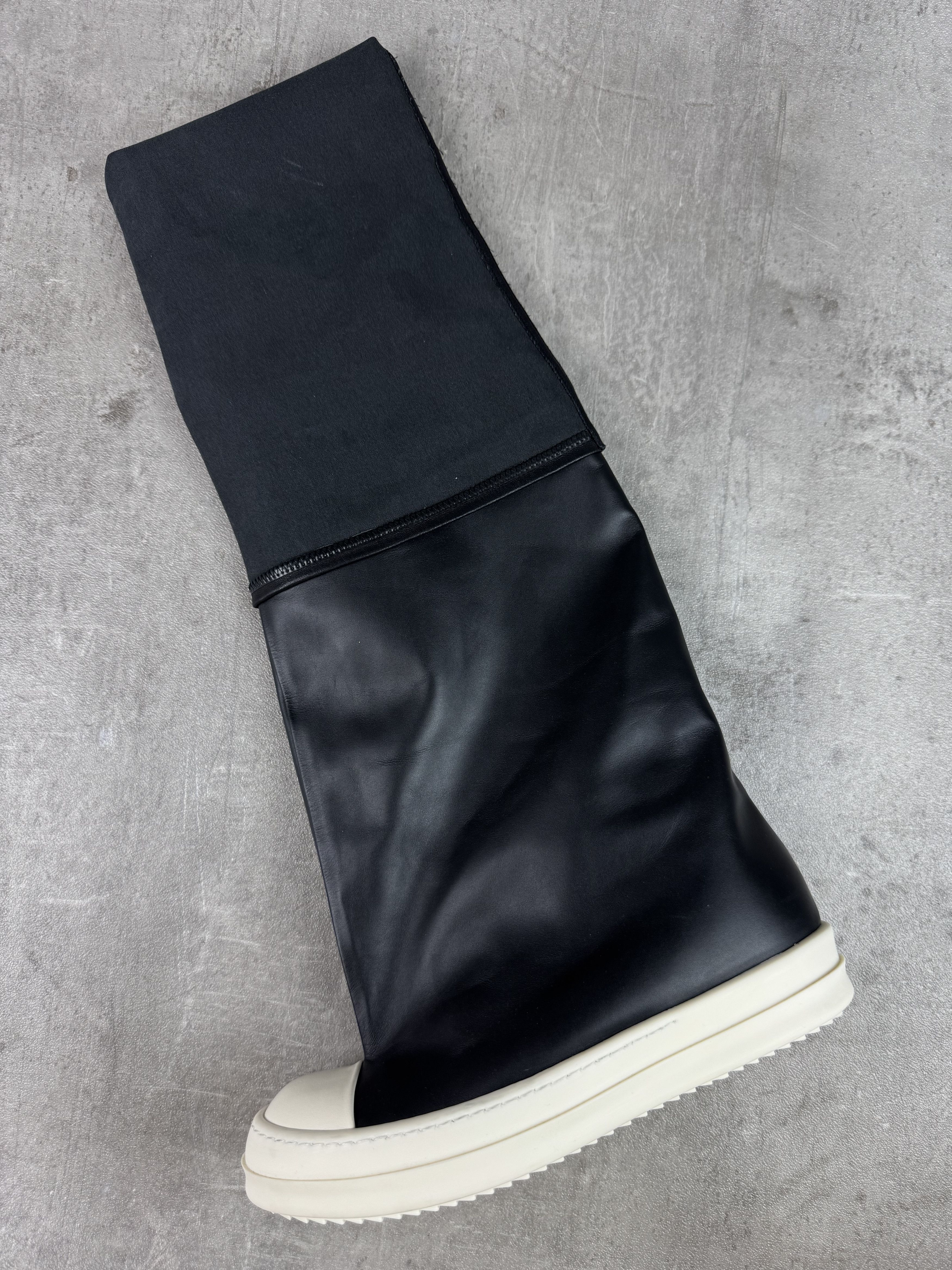 Rick Owens RICK OWENS Oblique Ramones Thigh High Flared Sneakers Boots Size US 8 / EU 41 - 15 Thumbnail
