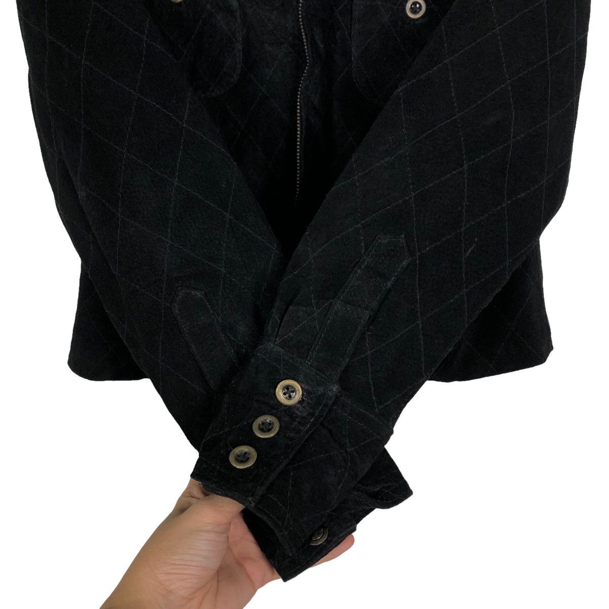 Japanese Brand 🔥Vtg Cropped Biker Leather Jacket Mouth Valley Issey Miyake Size US M / EU 48-50 / 2 - 12 Thumbnail
