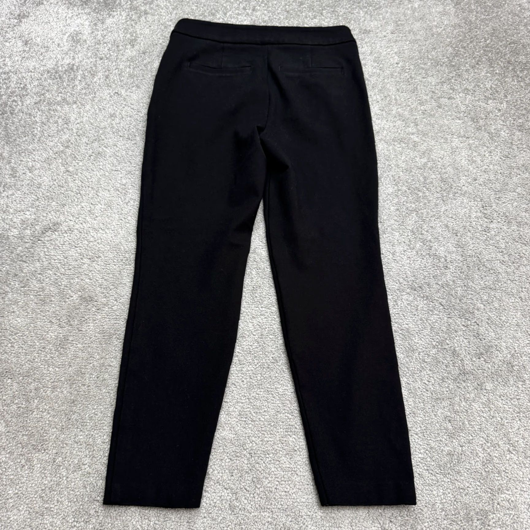 Boden Boden Slim Fit Ankle Pants Womens 6R Black High Rise Stretch Knit Dress Pants Casual Workwear Classic Size 28" / US 6 / IT 42 - 2 Thumbnail
