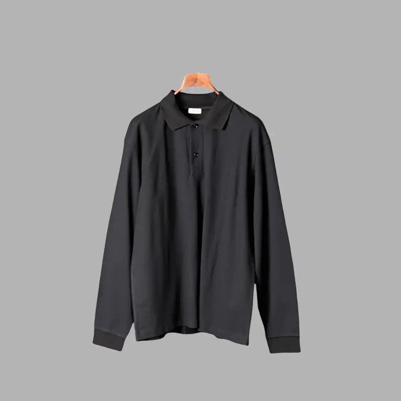 Burberry Burberry Black Long Sleeve Polo for Men Size US XXL / EU 58 / 5 - 1 Thumbnail