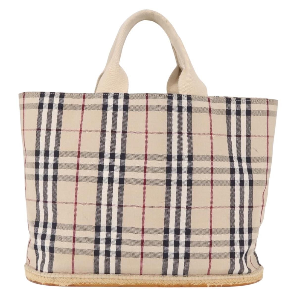 Burberry Burberry Nova Check Tote canvas check pattern Size ONE SIZE - 1 Thumbnail