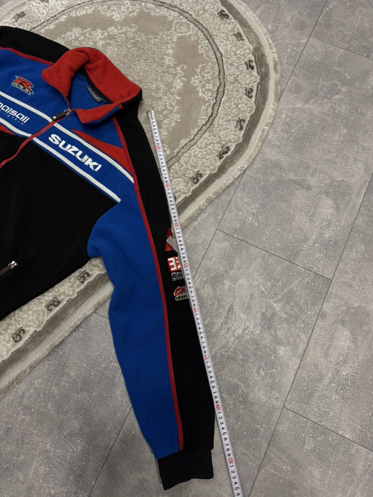 Vintage Suzuki fleece big logo racing jacket merch vintag sweatshirt Size US XL / EU 56 / 4 - 8 Thumbnail
