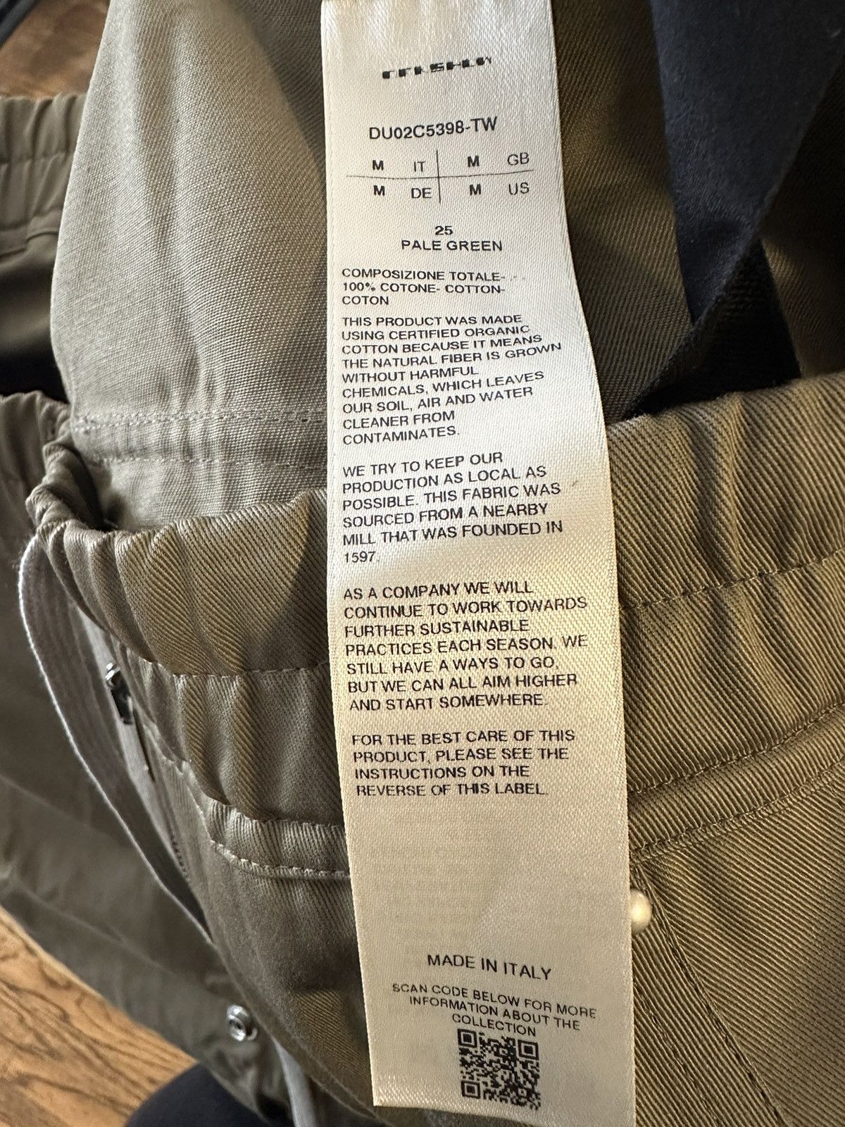Rick Owens Drkshdw Rick owens drkshdw double cargo jumbo belas green medium Size US 32 / EU 48 - 3 Thumbnail