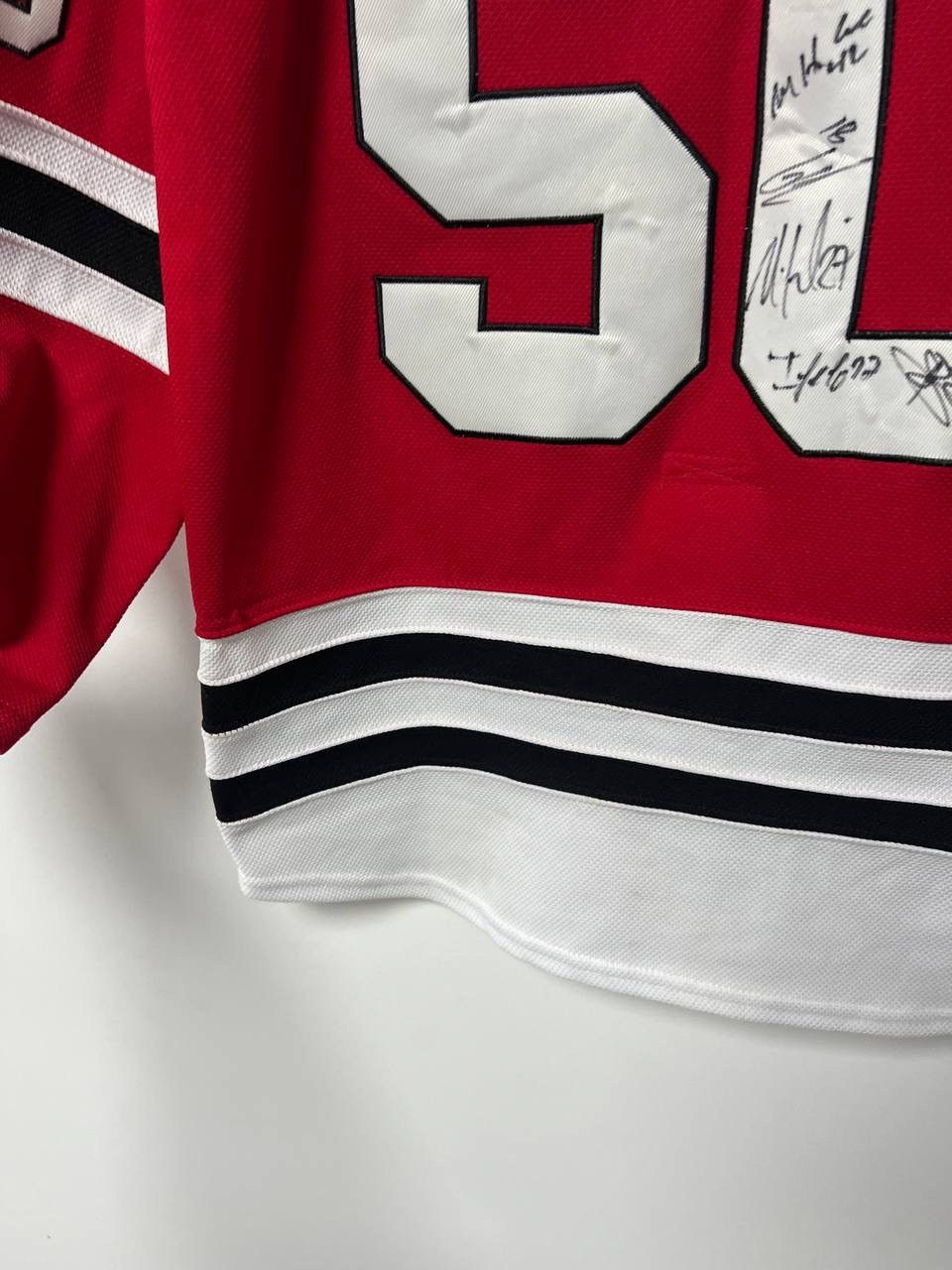 Reebok Chicago Blackhawks #50 Crawford Ice Hockey Jersey Kids L/XL Size US XXS / EU 40 - 12 Thumbnail