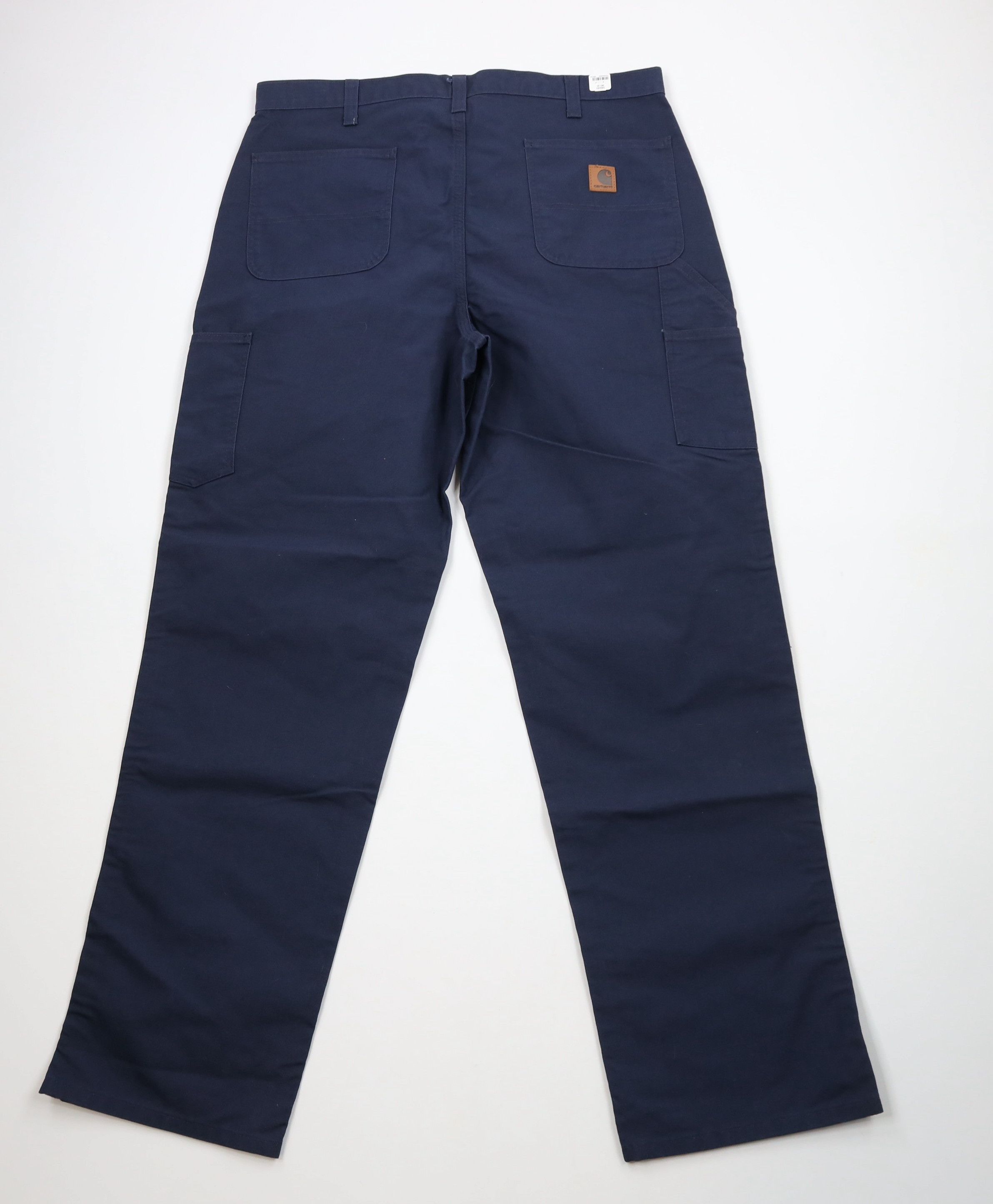 Carhartt × Vintage Deadstock Vintage Y2K Carhartt Canvas Dungaree Pants Blue Size US 38 / EU 54 - 8 Thumbnail
