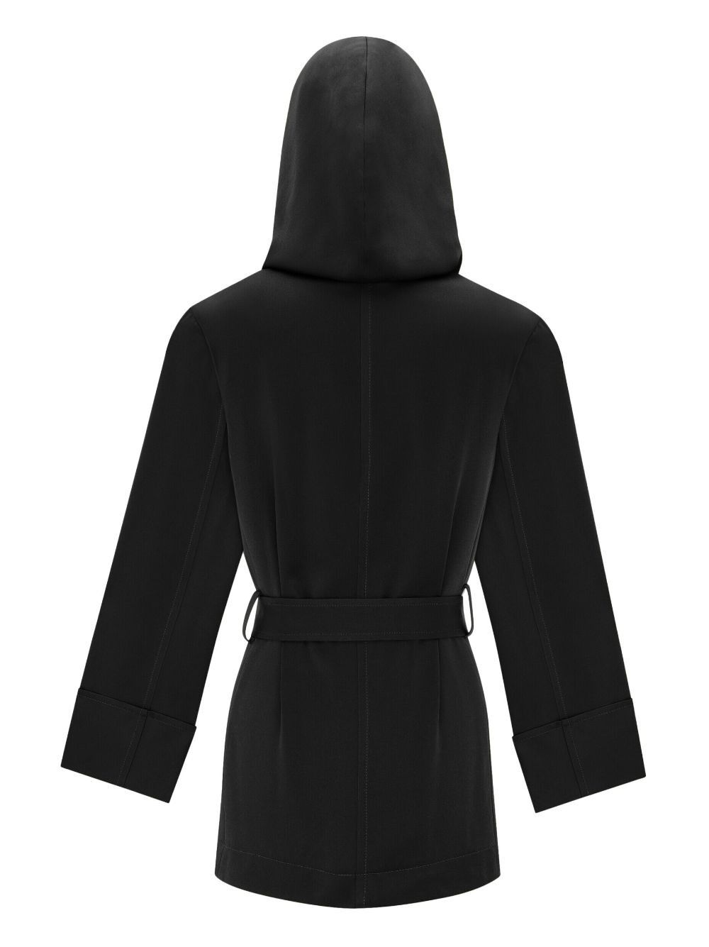 Saint Laurent Paris o1bcso1str1124 Hooded Jacket in Black Size XXS / US 00 / IT 34 - 3 Thumbnail
