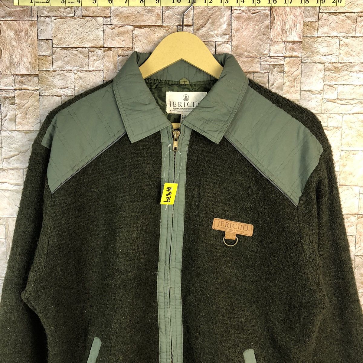 Japanese Brand Jericho vintage mohair Green Jacket #A814 Size US L / EU 52-54 / 3 - 5 Thumbnail