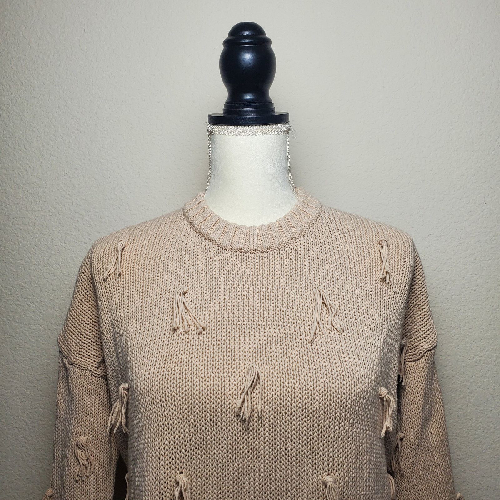 Madewell Madewell Tassel Sweater Blush Pink XS Size XS / US 0-2 / IT 36-38 - 5 Thumbnail