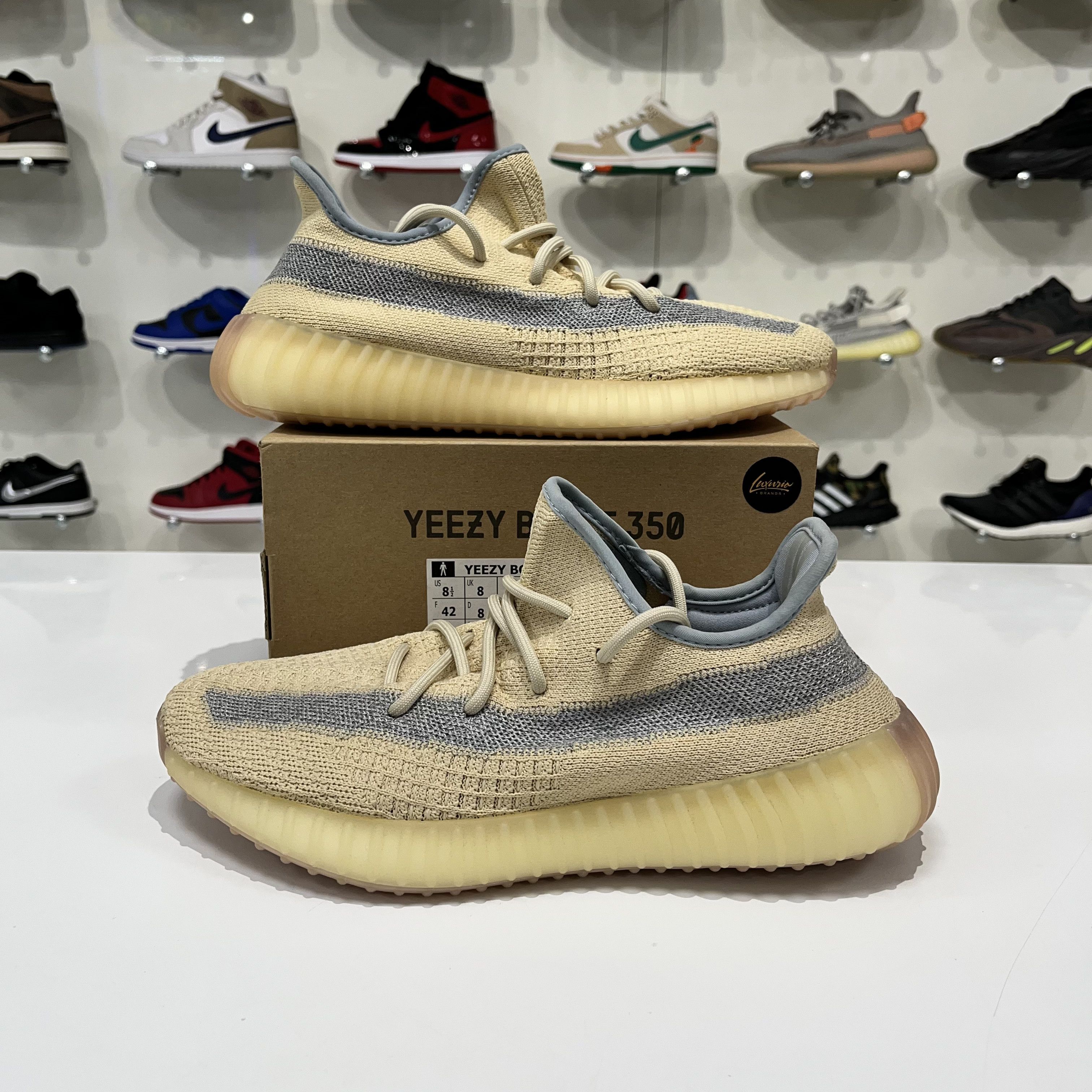 adidas gazelle silver green womens Adidas Yeezy Boost 350 V2 'Linen' – DTLR main image 0
