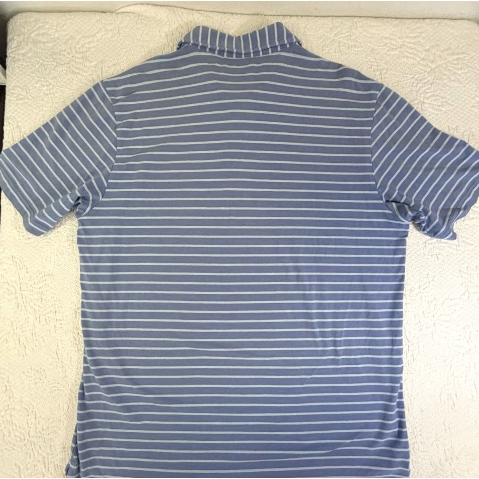 Peter Millar Peter Millar Comfort Polo Shirt Regular L Blue Stripes Golf Performance Men Size US L / EU 52-54 / 3 - 2 Thumbnail