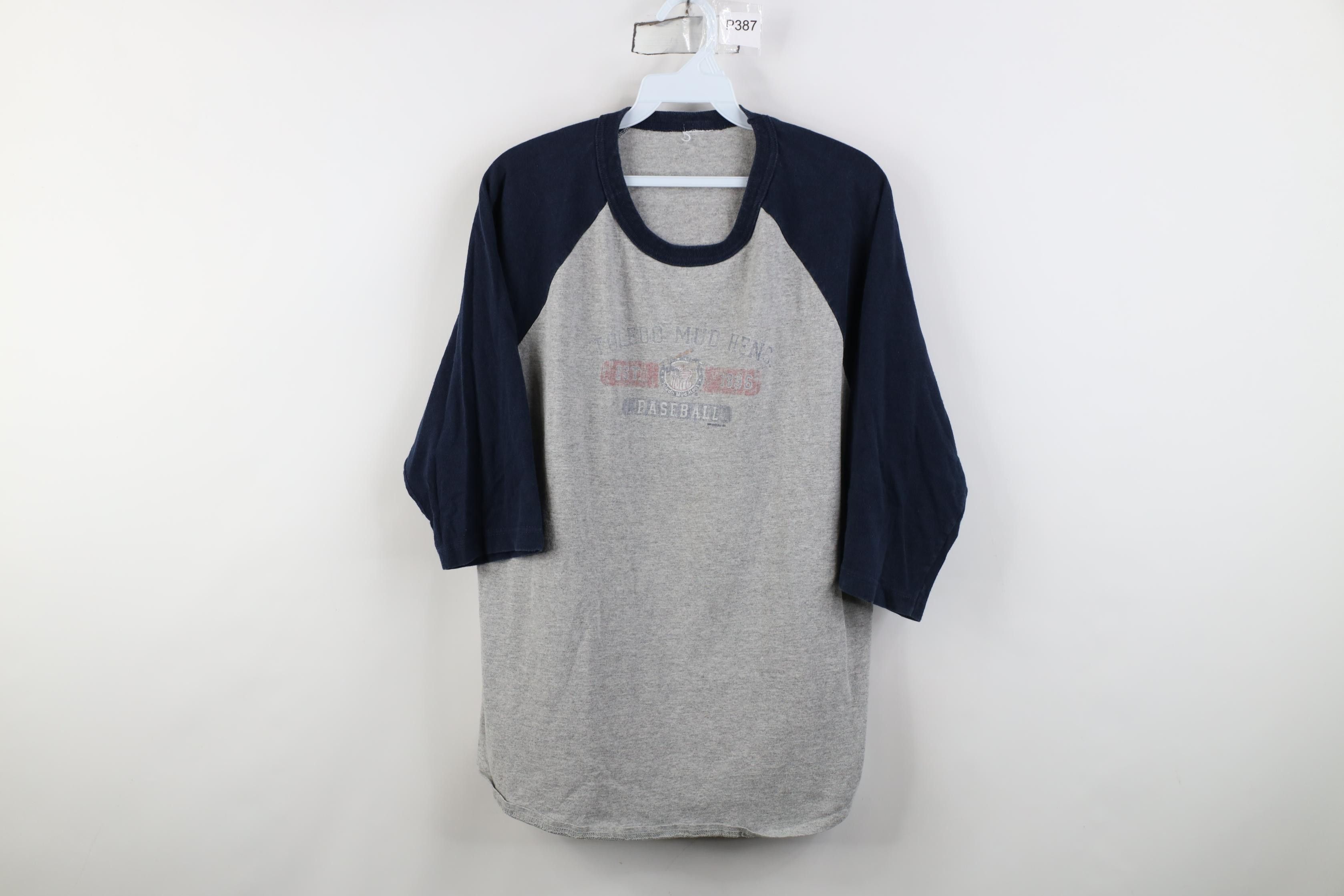 Vintage Vintage Y2K 2004 Toledo Mud Hens Baseball Raglan T-Shirt Size US L / EU 52-54 / 3 - 1 Thumbnail