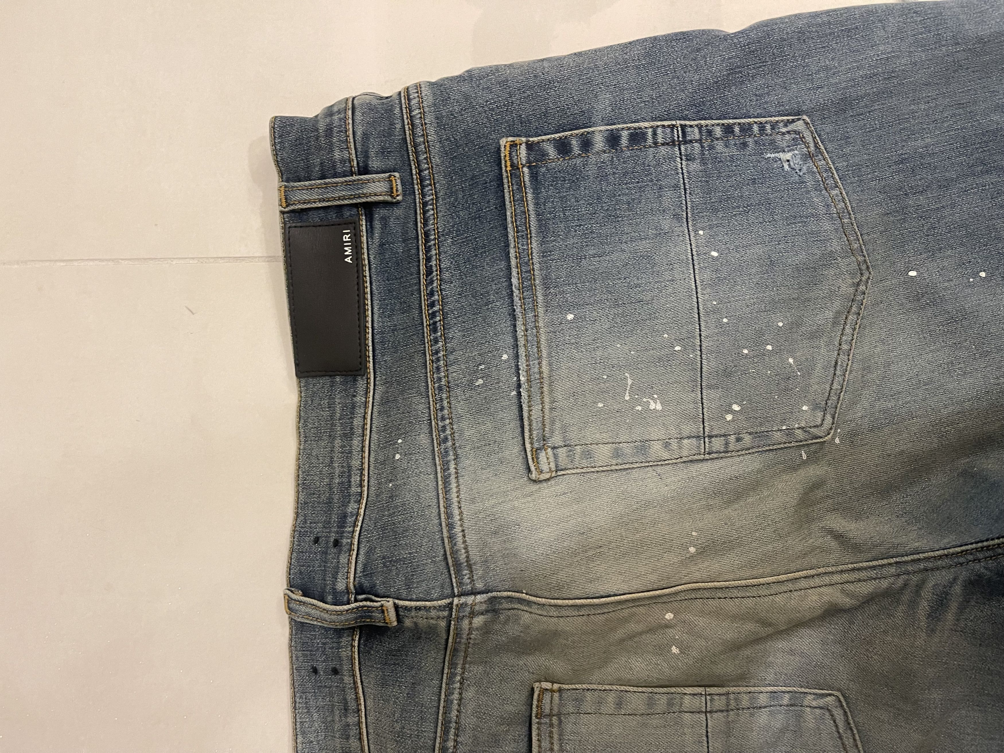 Amiri Amiri indigo art patch painted jeans Size US 38 / EU 54 - 11 Thumbnail