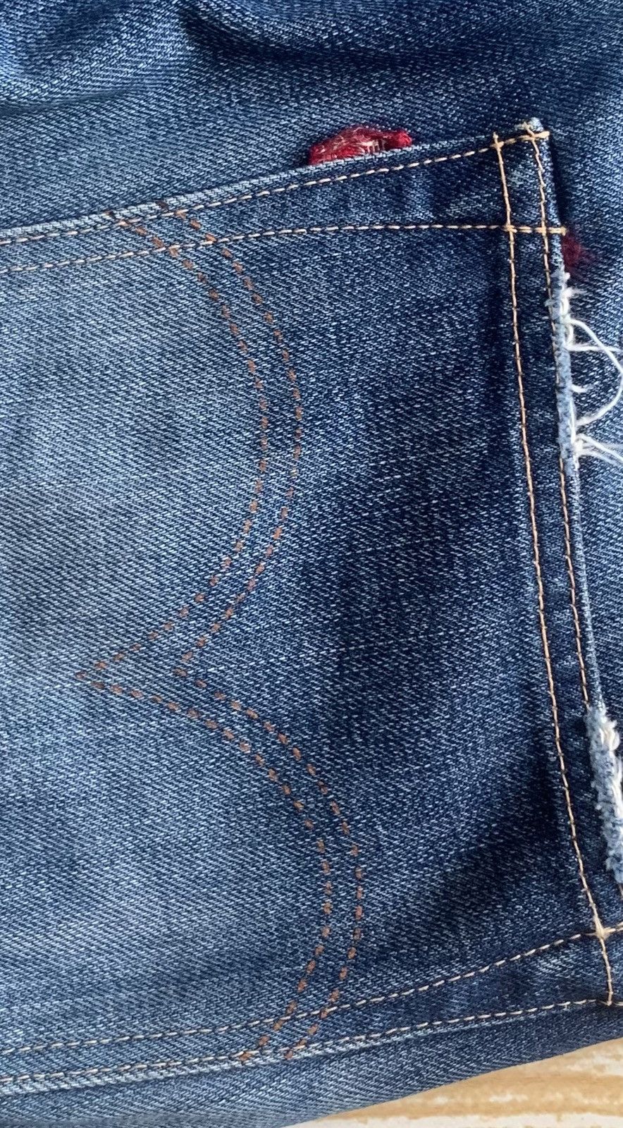 Levi's Distressed Levis Lot44501 WW2 Repro Selvedge Made In Japan Size US 30 / EU 46 - 18 Thumbnail