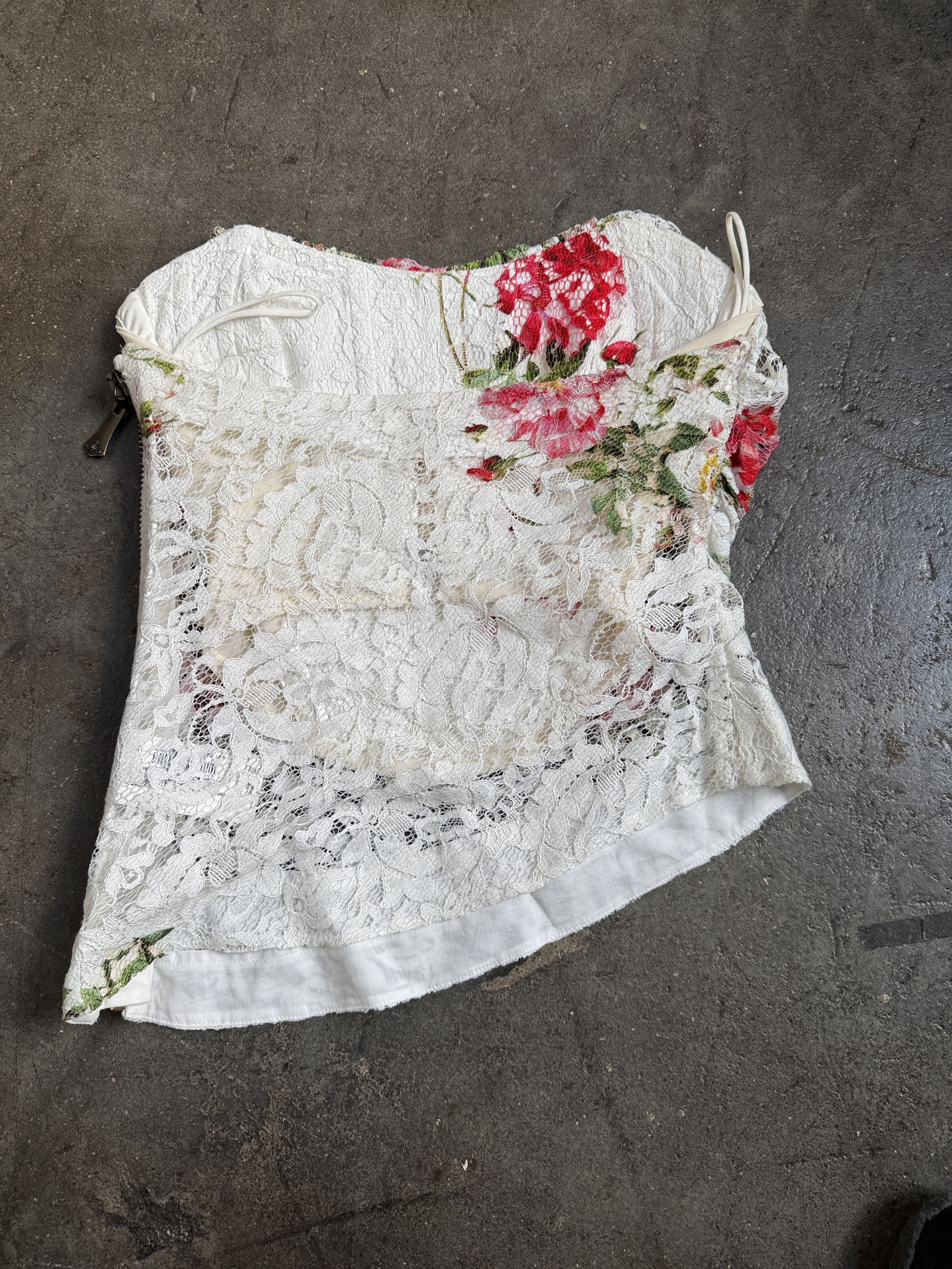 Vivienne Westwood Red Label INSANE S/S 2016 Lotus Flower Lace Corset Size S / US 4 / IT 40 - 7 Thumbnail