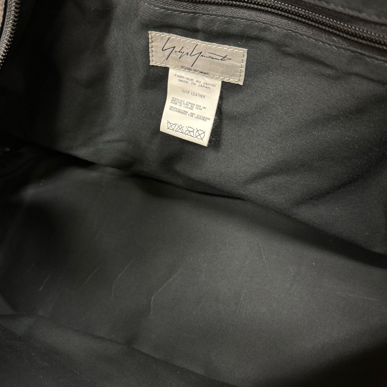 Yohji Yamamoto POUR HOMME 14aw Achive Snake Leather Gym Bag Size ONE SIZE - 5 Thumbnail