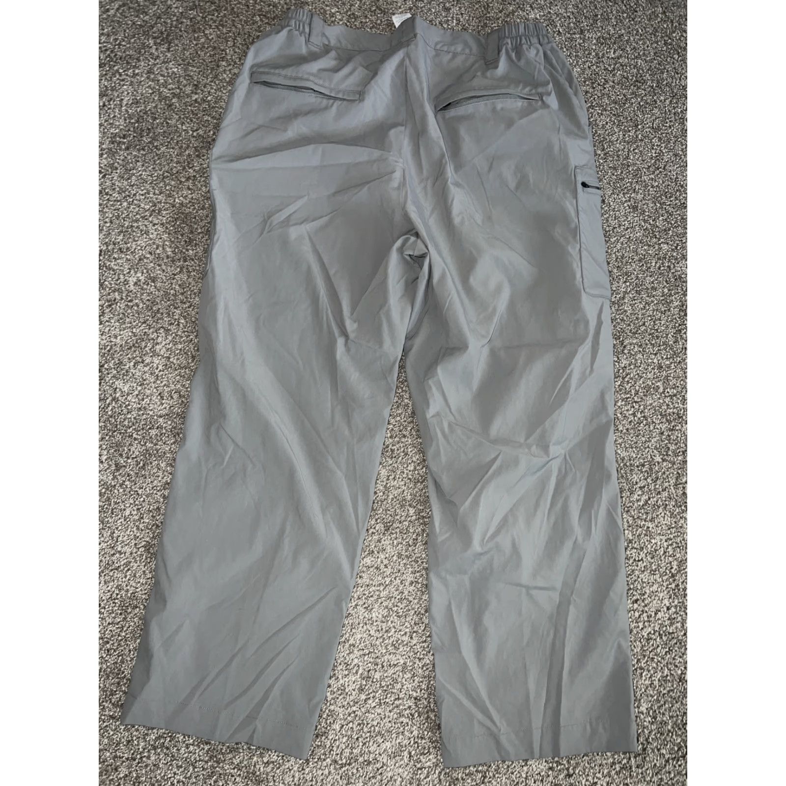 Vintage LL Bean Mens Pants Nylon Hiking Cargo 30in Inseam Gray L Size Men Size US 33 - 4 Thumbnail