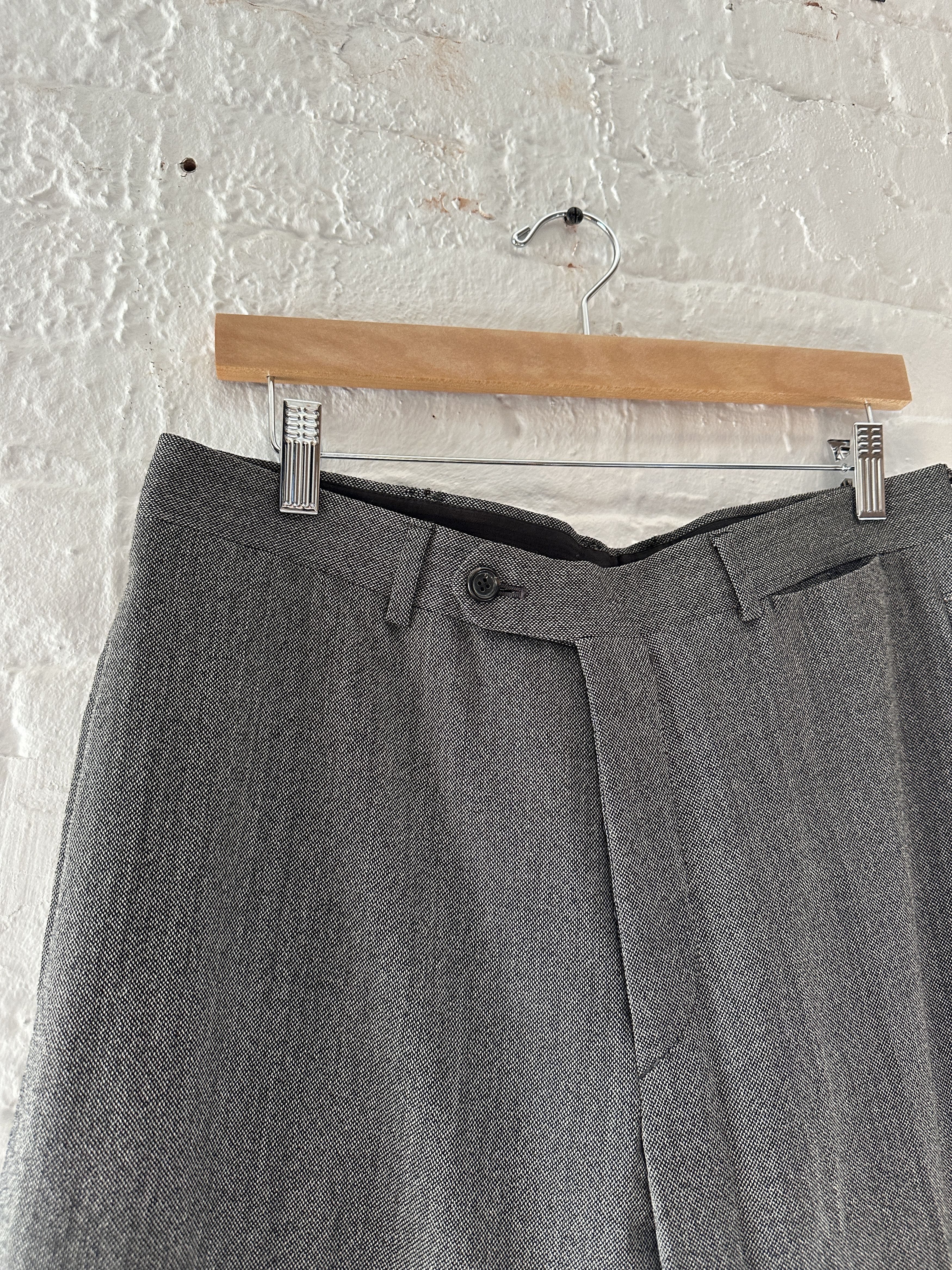Prada Prada Wool Straight Leg Trousers Size US 32 / EU 48 - 2 Thumbnail